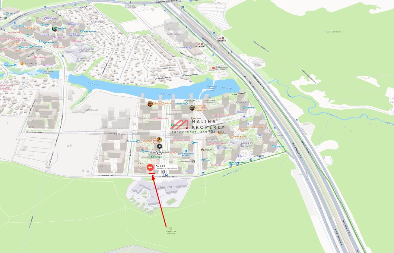 Продажа помещения с арендатором в ЖК "Прокшино" 