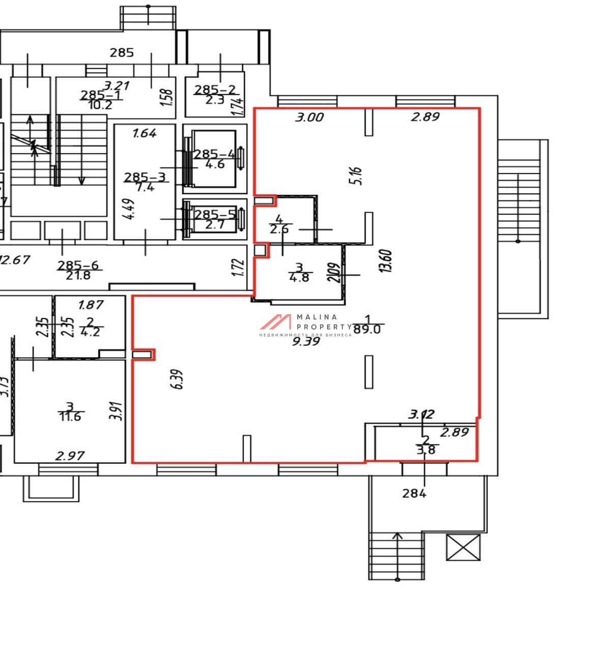 Продажа помещения с арендатором ВинЛаб