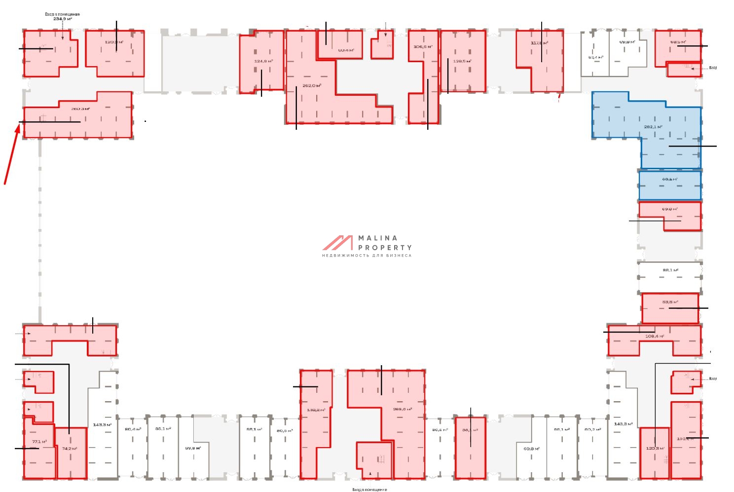 Продажа торгового помещения в ЖК «Квартал Метроном»