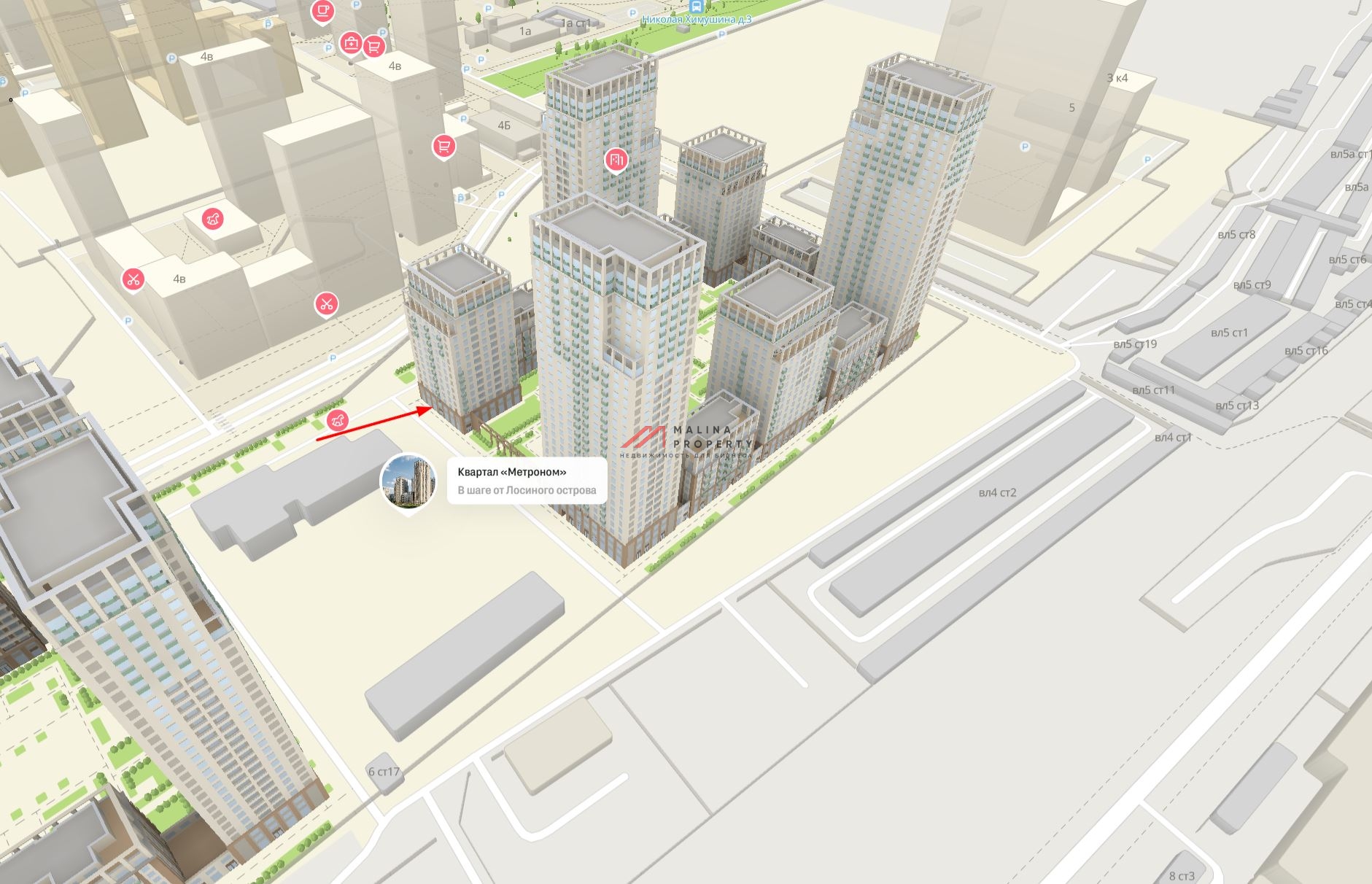 Продажа торгового помещения в ЖК «Квартал Метроном»