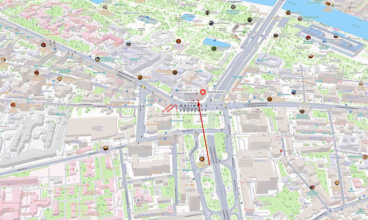 Аренда торгового помещения в комплексе CULT