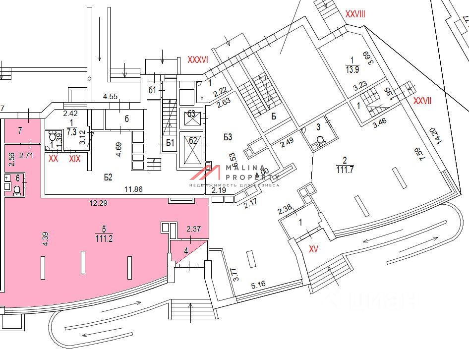 Аренда торгового помещения в ЖК "Теплый край" 