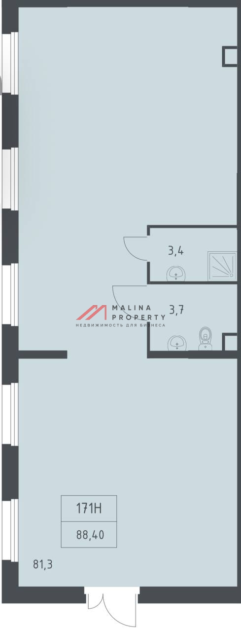 Аренда углового помещения в Эко Бунино