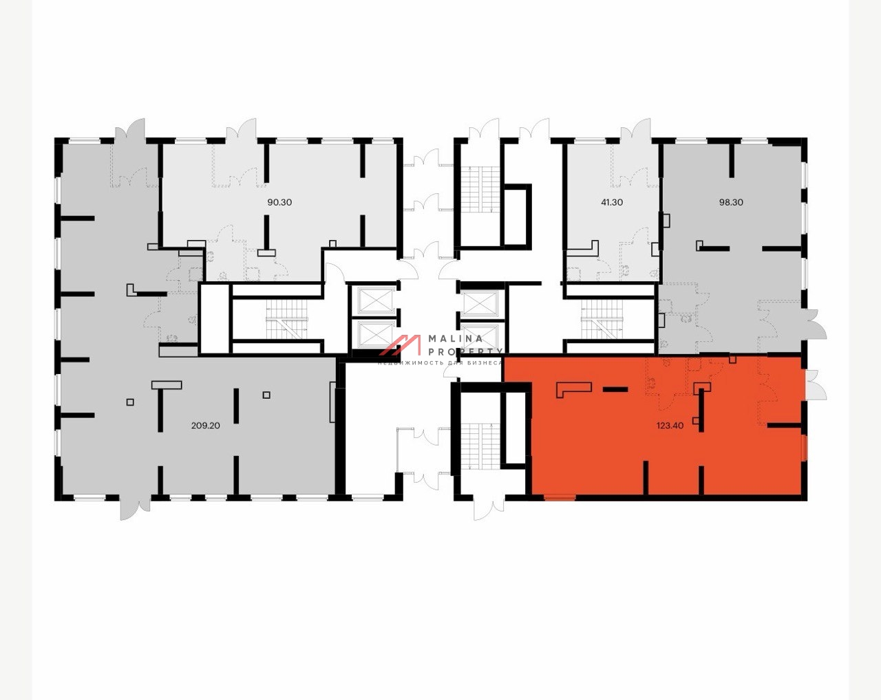 Продажа коммерческого помещения в ЖK "Амуpский паpк"