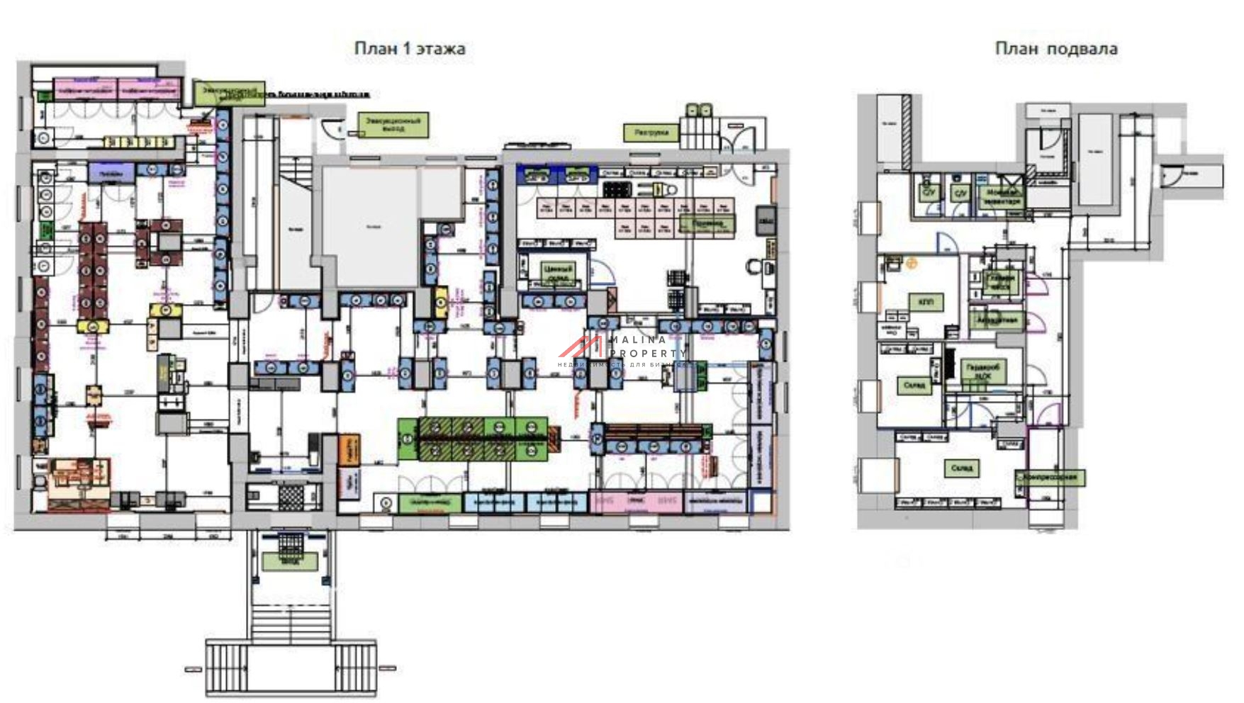 Продажа помещения с супермаркетом Дикси 