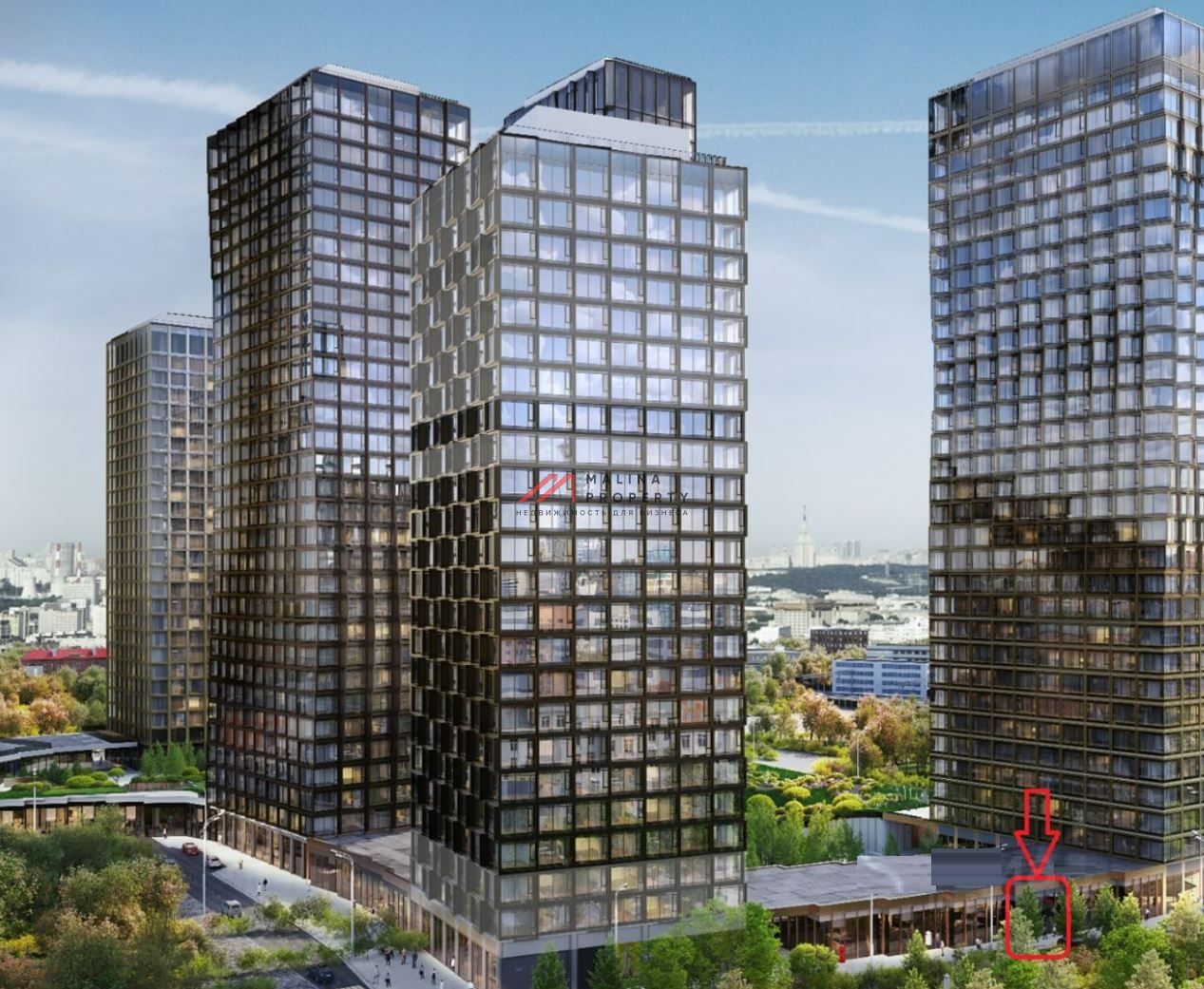 Аренда торгового помещения в ЖК "High Life"