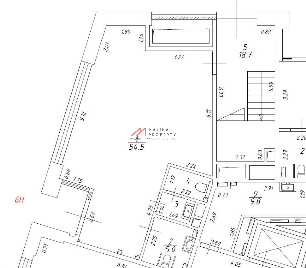 Продажа коммерческого помещения в ЖК «Серебряный фонтан»