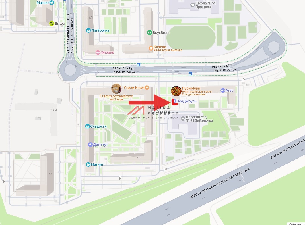 Продажа торгового помещения в новом жилом комплексе