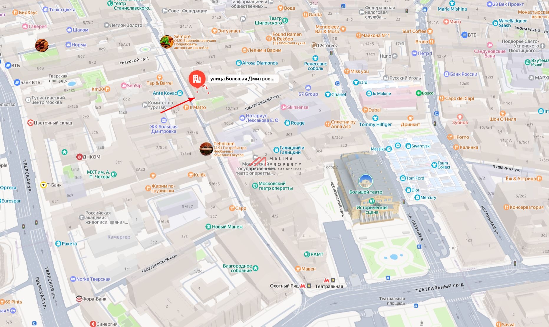 Аренда торгового помещения у м. Театральная