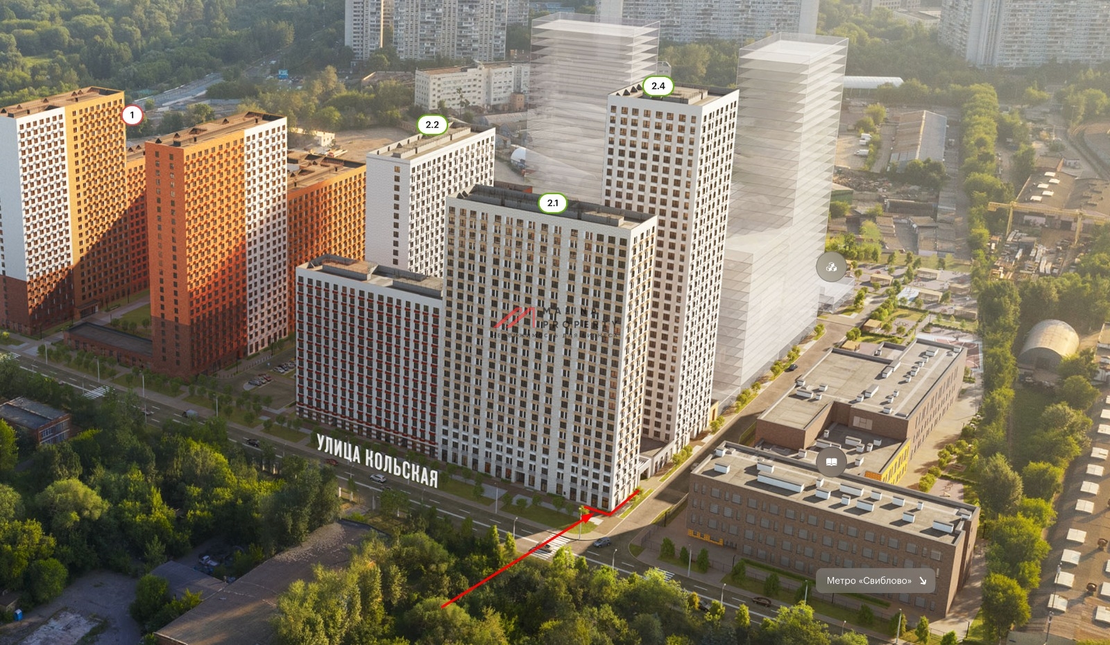 Аренда торгового помещения в ЖК "Кольская 8" 