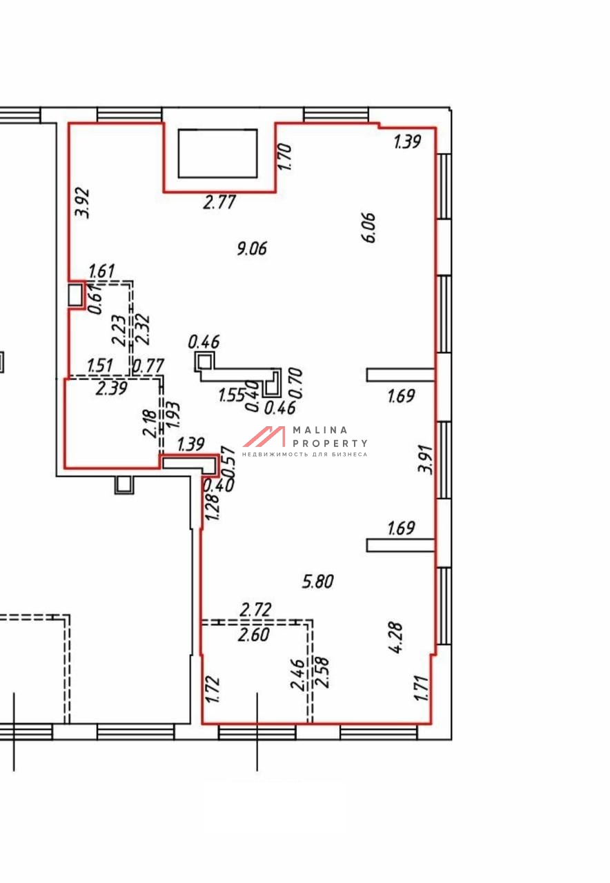Аренда торгового помещения в ЖК "Кольская 8" 