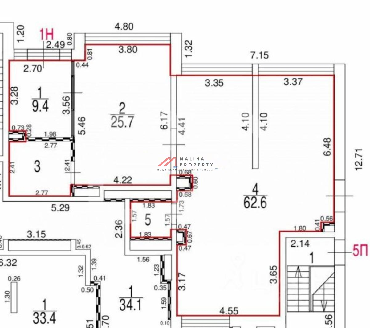 Продажа помещения с магазином Красное и Белое 