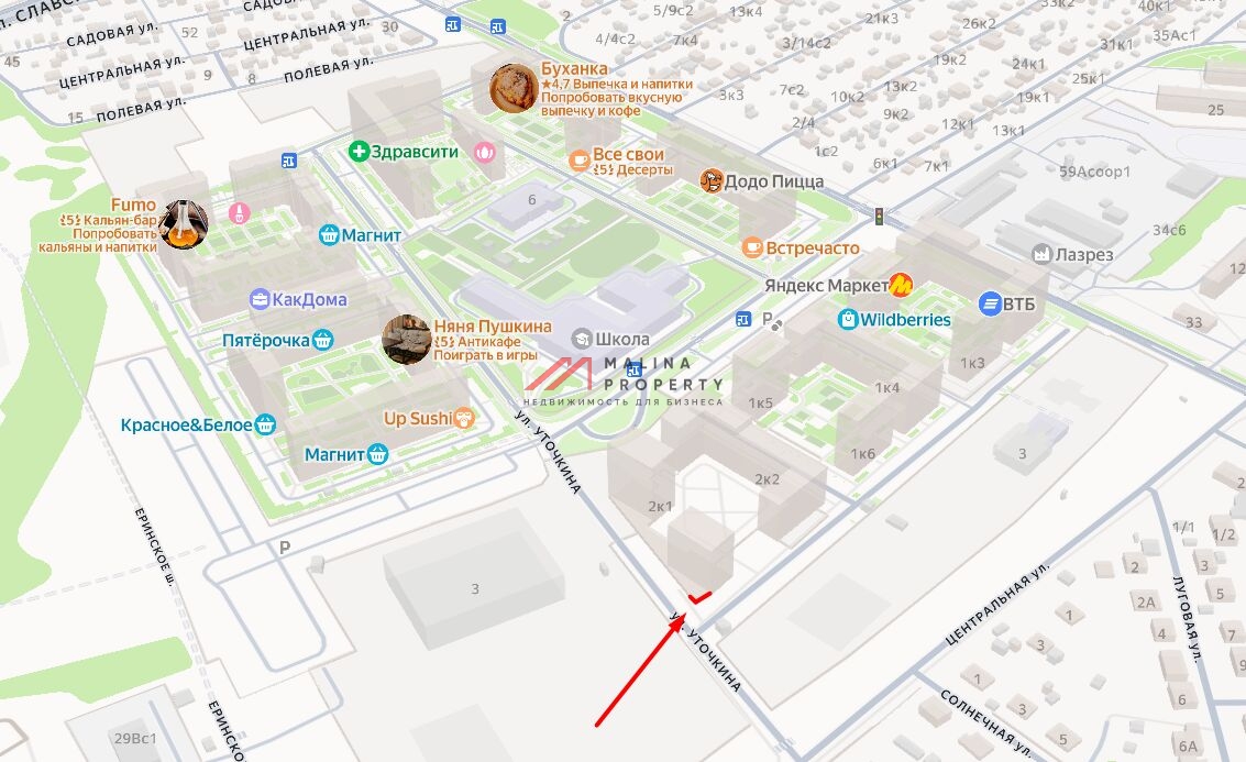 Продажа углового помещения в ЖК Алхимово