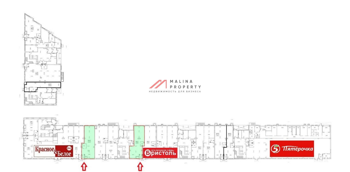 Продажа торгового помещения в новом ЖК Новотомилино
