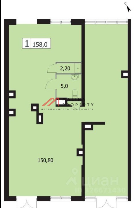 Продажа торгового помещения в жилом комплексе Селф