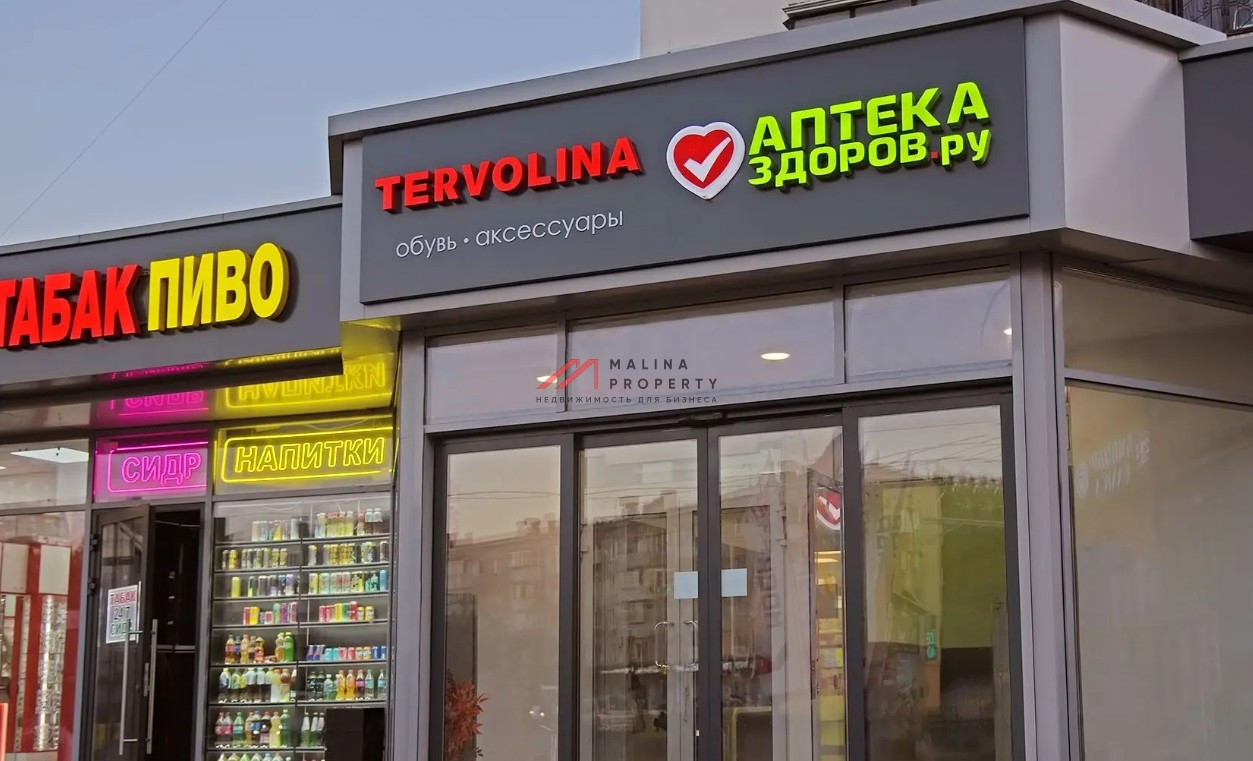 Продажа помещения с сетевыми арендаторами