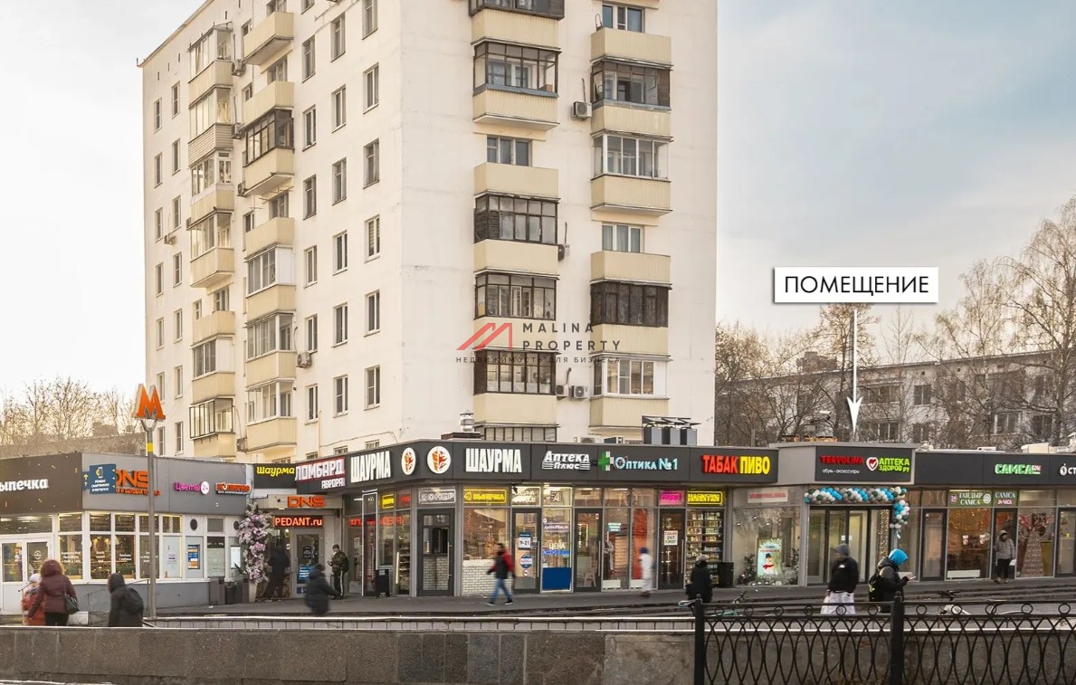 Продажа помещения с сетевыми арендаторами