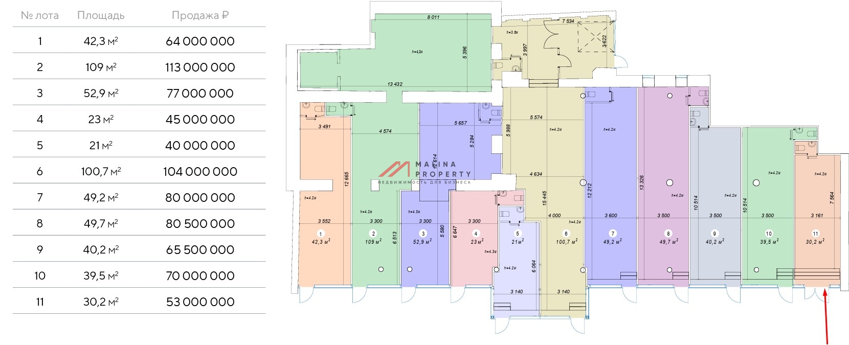 Продажа торгового помещения на Красной Пресне