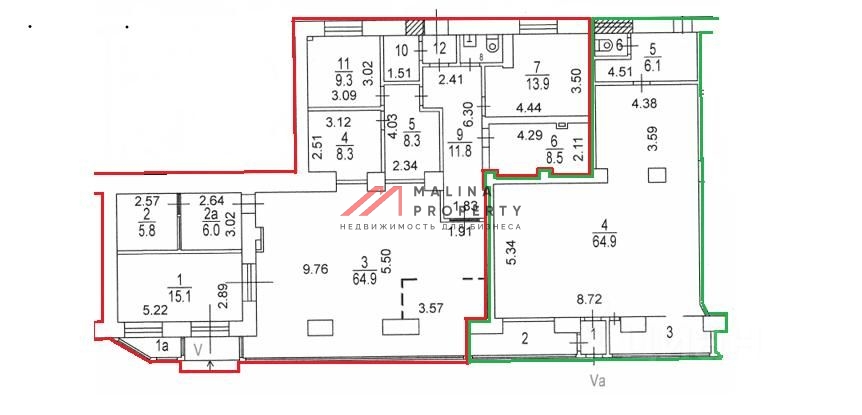 Продажа помещения на выходе из метро Сокол 