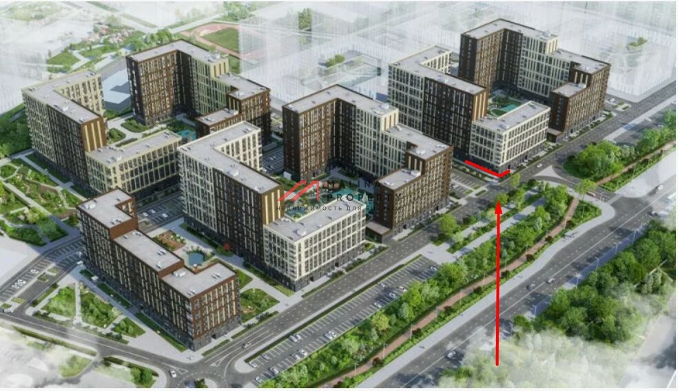 Продажа углового помещения с супермаркетом Магнит