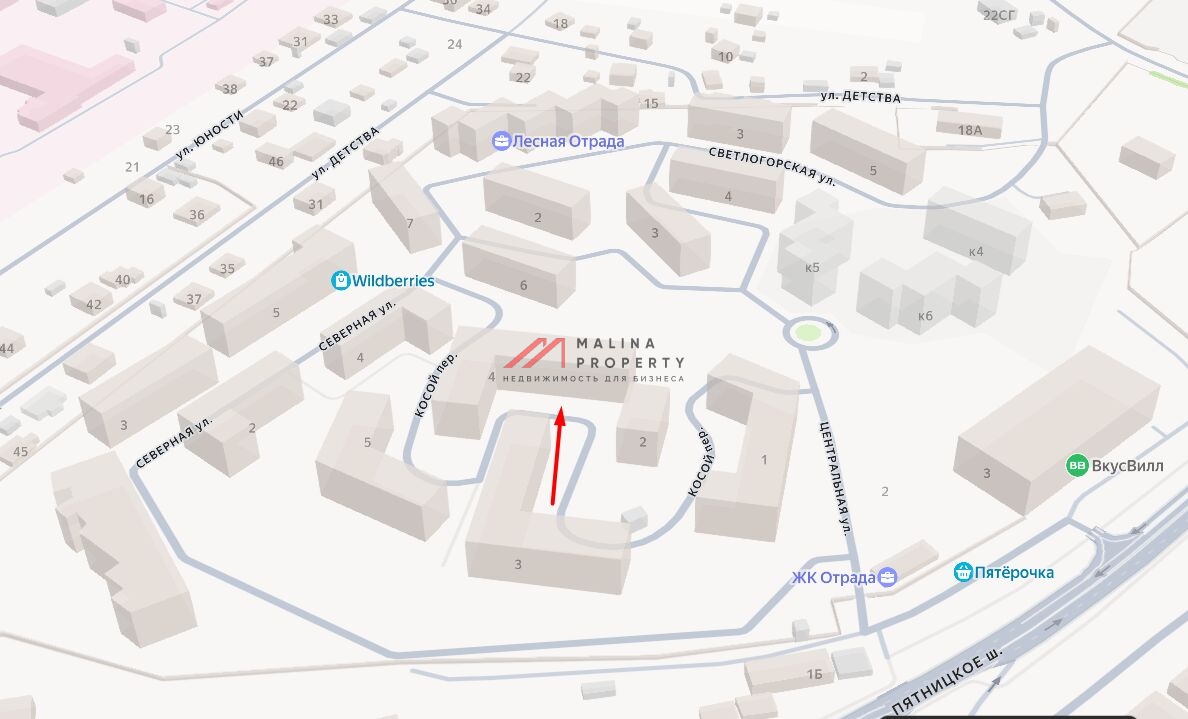 Продажа помещения в жилом комплексе Лесная Отрада