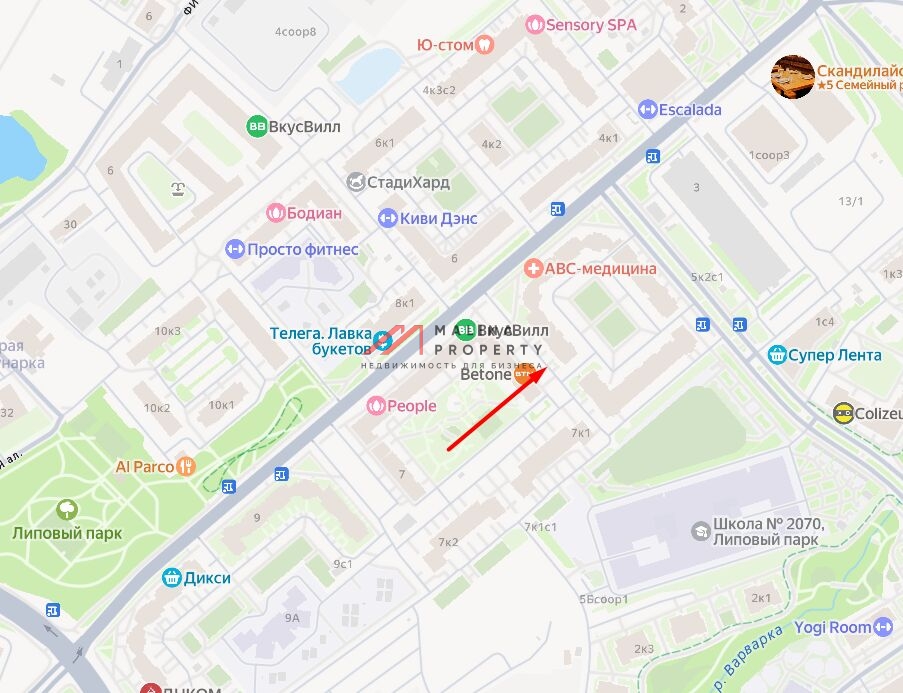 Продажа нежилого помещения с аптекой Апрель