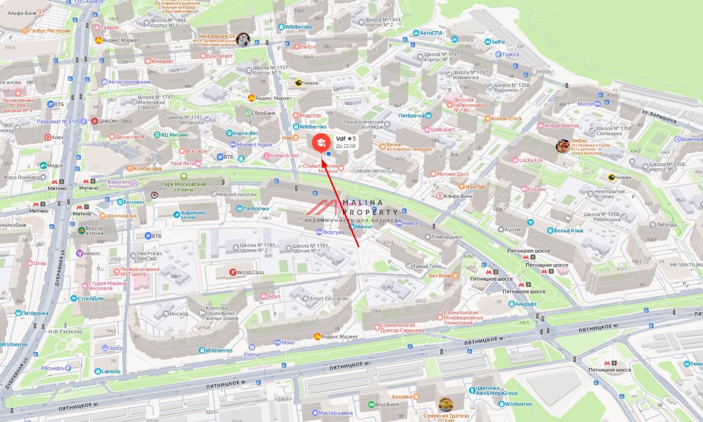 Продажа торгового помещения на Митинской 