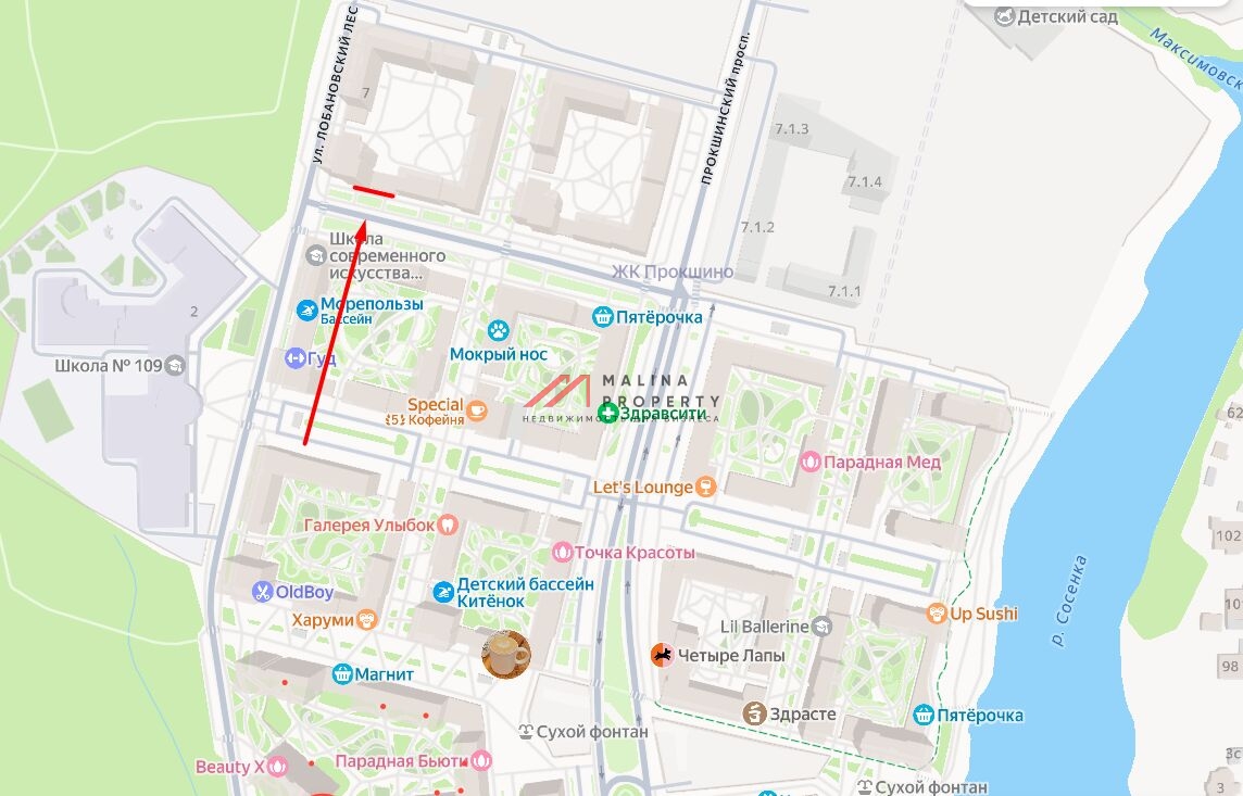 Продажа торгового помещения в ЖК "Прокшино" 