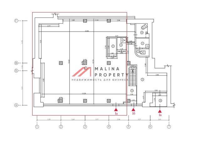 Продажа помещения с арендатором Самокат