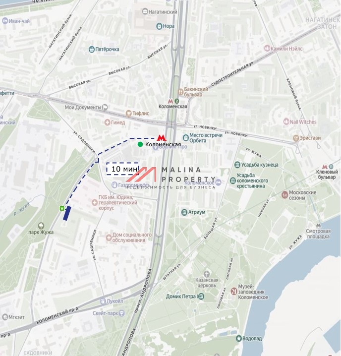 Продажа помещения с арендатором Самокат