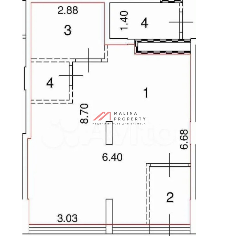 Продажа торгового помещения в ЖК "Скандинавия центр"