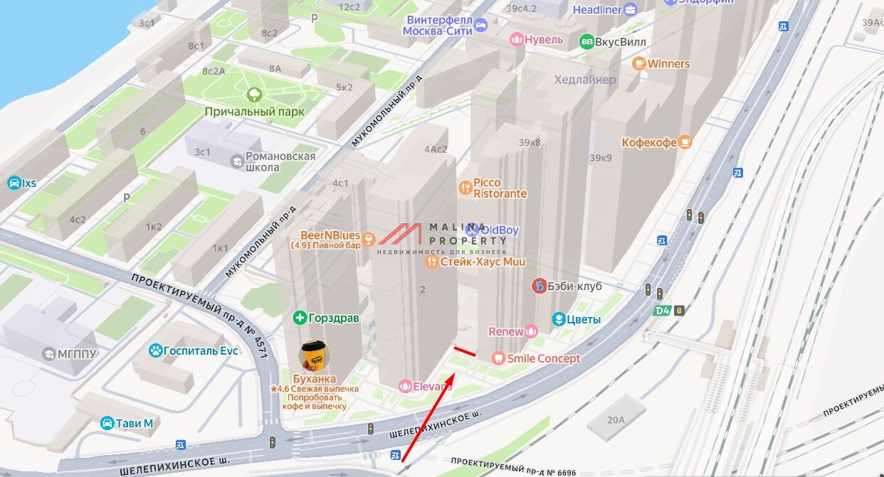 Продажа помещения рядом с Москва сити