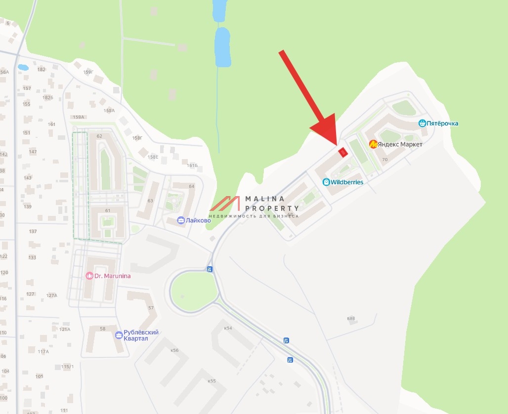 Продажа торгового помещения в Лайково