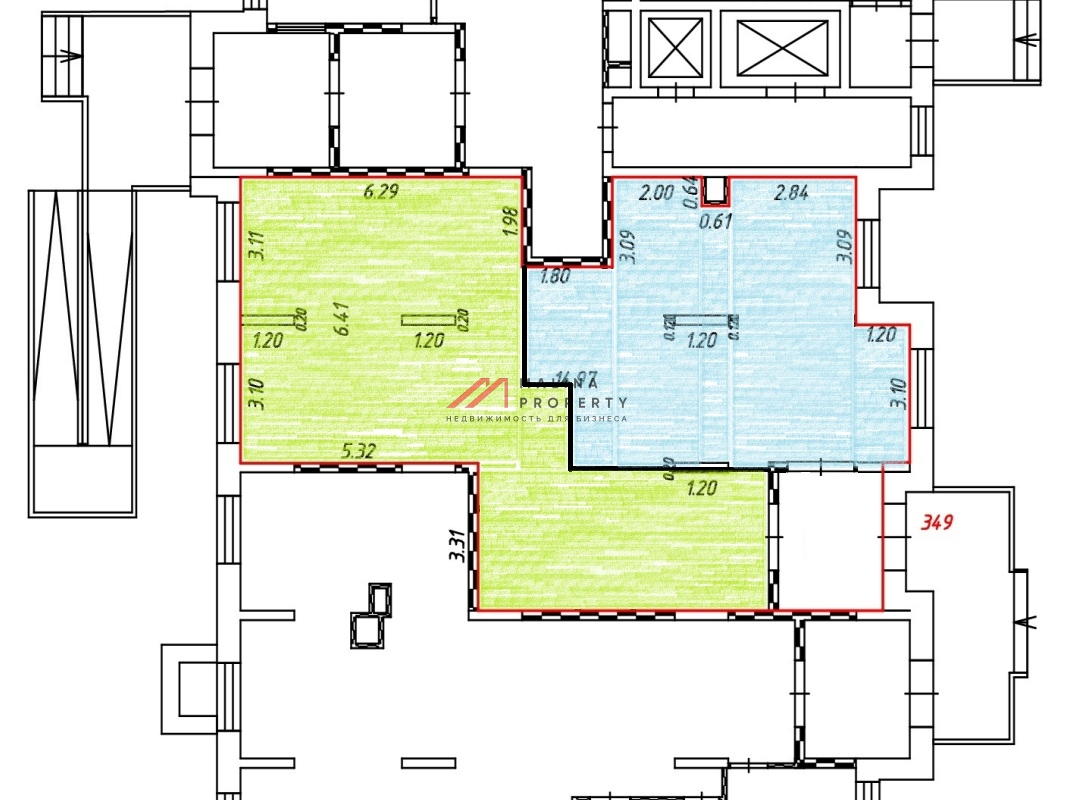 Аренда торгового помещения в ЖК "Афродита"