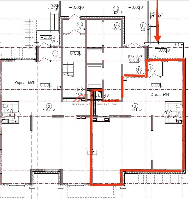 Аренда торгового помещения в ЖК "Три квартала"