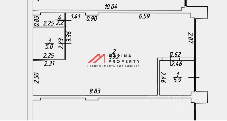 Аренда торгового помещения в ЖК "EVER-2" 