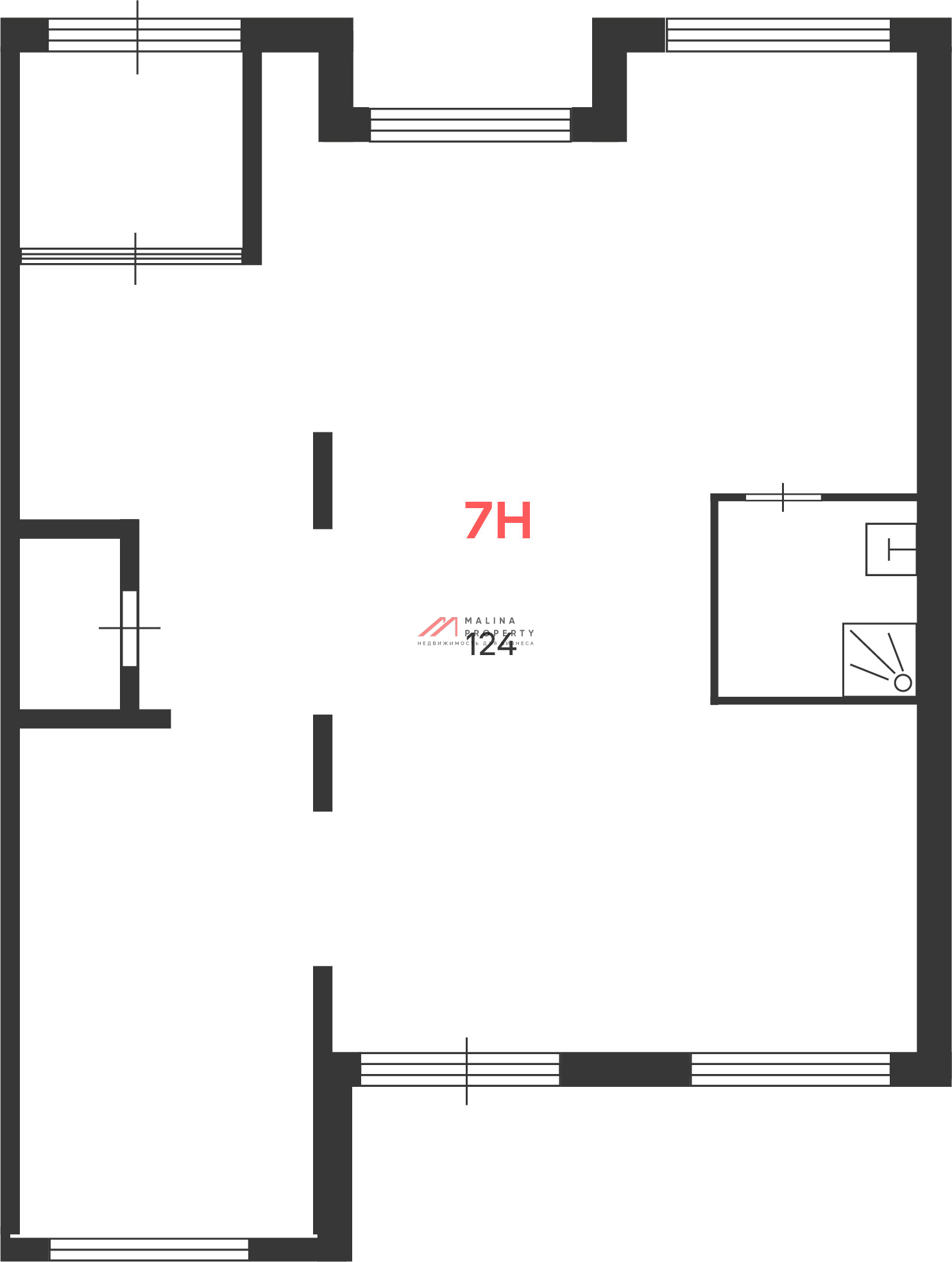 Аренда торгового помещения в новом доме 