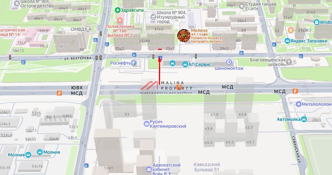 Аренда торгового помещения в новом доме 