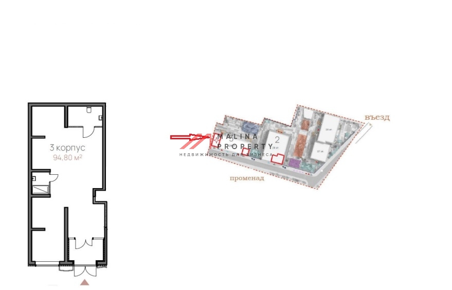 Продажа торгового помещения в ЖК "1-й Нагатинский" 