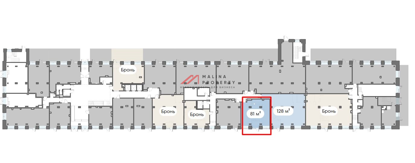 Продажа помещения в деловом центре Мануфактура XIX