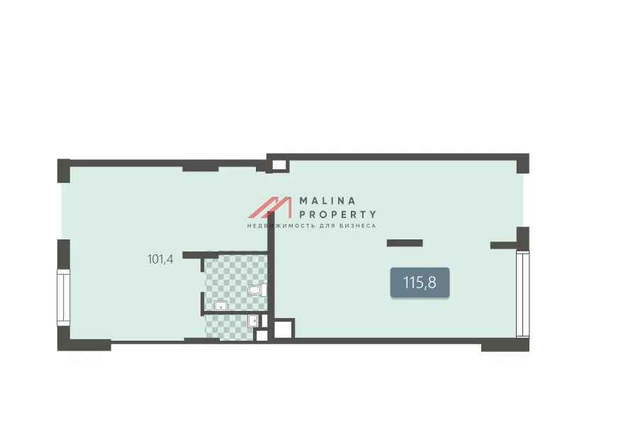 Аренда торгового помещения в ЖК "Мой адрес на Клинской" 