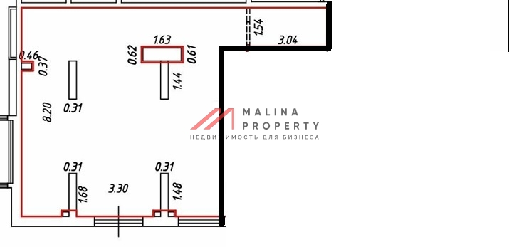 Продажа помещения с арендатором в ЖК "Одинцово -1 " 
