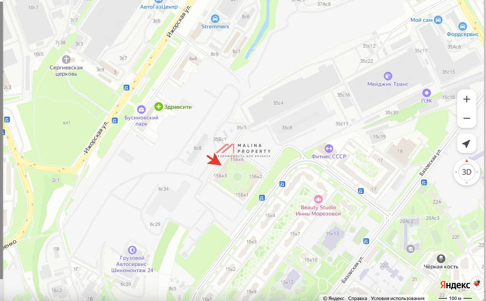 Аренда торгового помещения в ЖК "Бусиновский парк"