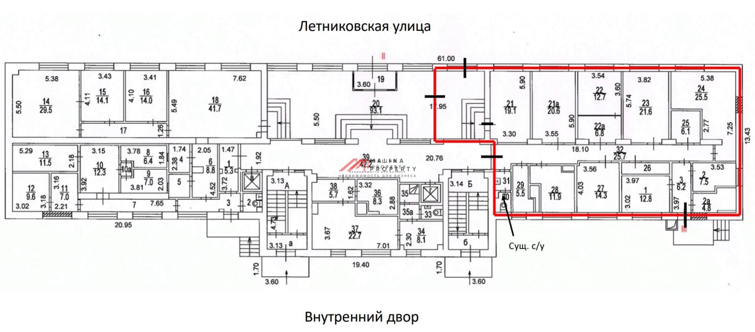 Аренда коммерческого помещения на Павелецкой