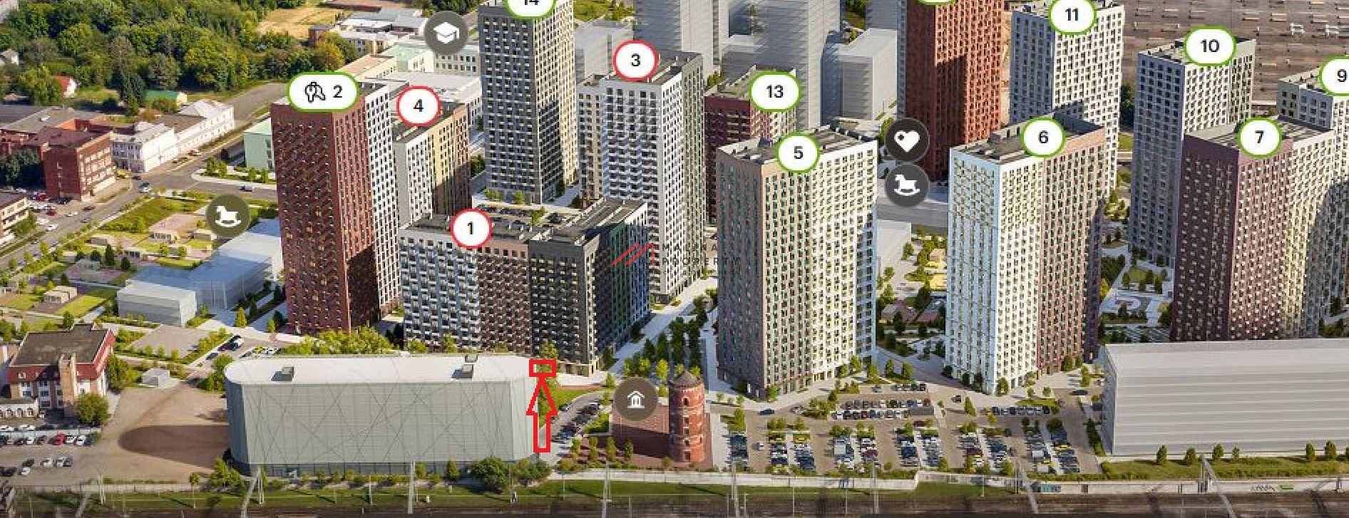 Продажа торгового помещения в ЖК "Яуза Парк" 