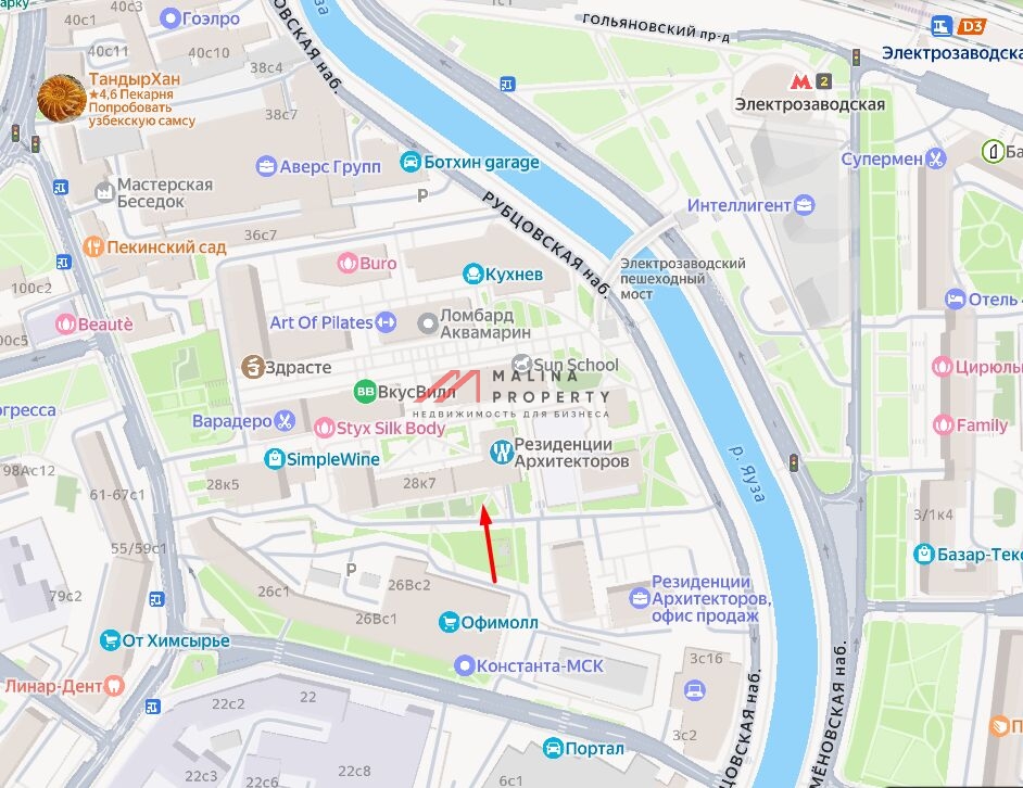 Аренда помещения в ЖК Резиденция Архитекторов