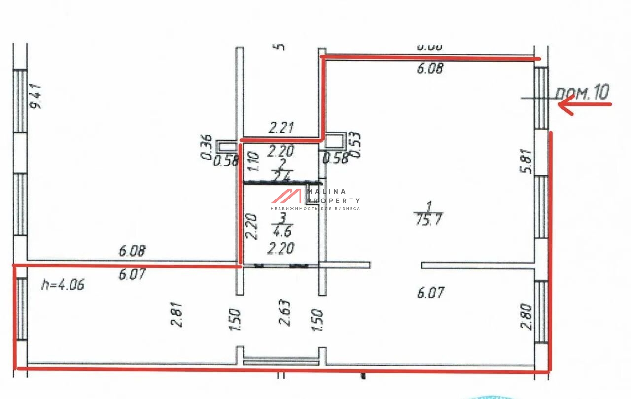 Продажа торгового помещения в жилом комплексе