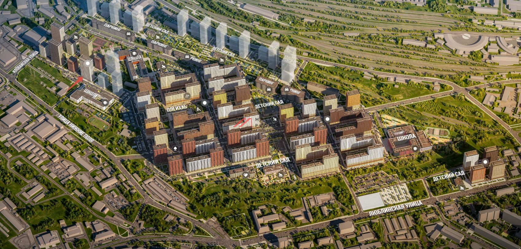 Аренда торгового помещения в ЖК "Люблинский парк"