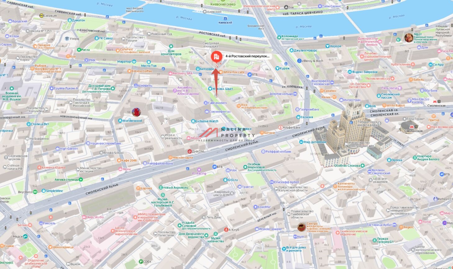 Продажа помещения в Хамовниках 