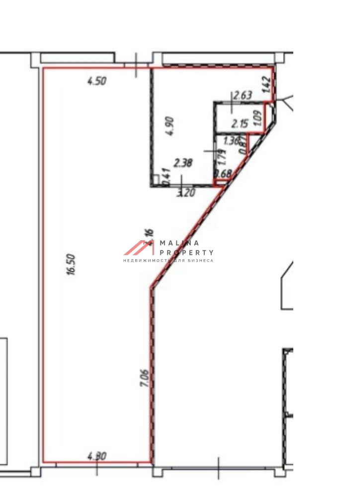 Аренда торгового помещения в ЖК "Одинцово-1" 